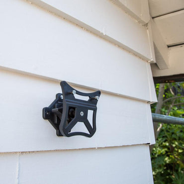Mounting Bracket mounted on a house's siding